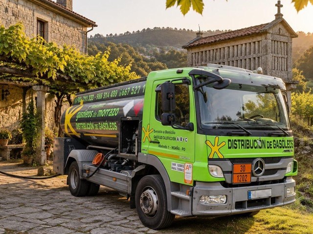 Así llega tu gasóleo a domicilio en Ponteareas