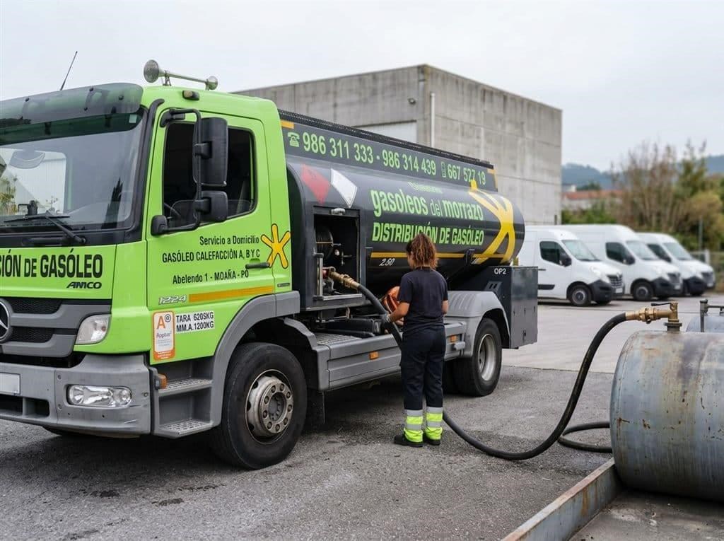 Foto 1 Así llega tu gasóleo a domicilio en Pontevedra