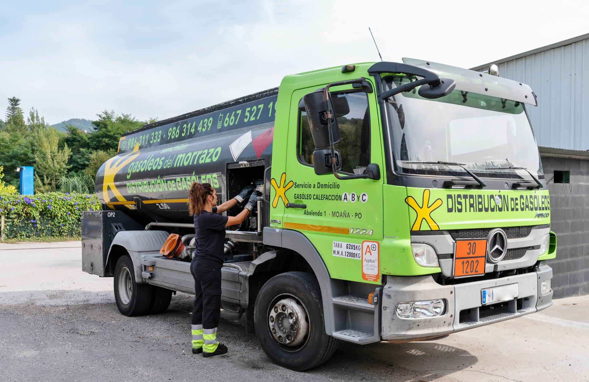 Reparto gasóleo a domicilio en Pontevedra