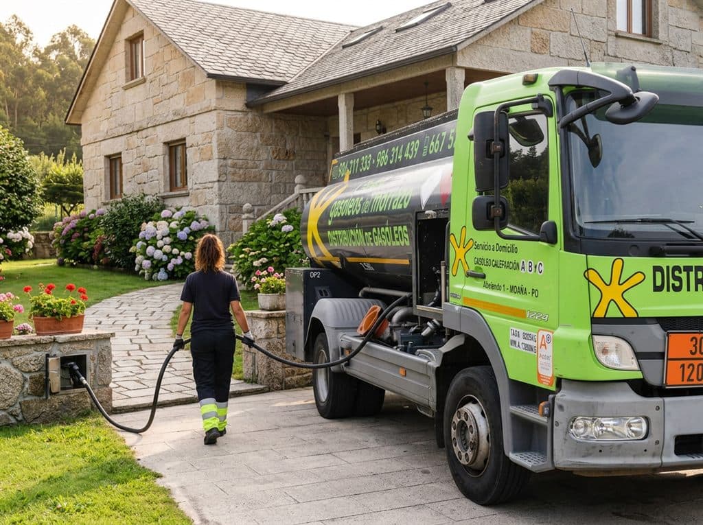 Pedir gasóleo a domicilio en Moaña, Vigo o Pontevedra